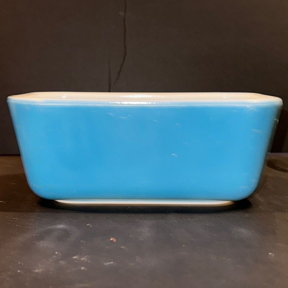 Vintage Pyrex Primary Blue 502-B Refrigerator Dish - No Lid USA Replacement